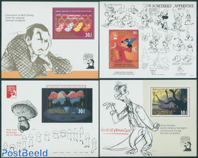 50th Anniversary of the Walt Disney film Fantasia     stamp collectible - Main Image 2