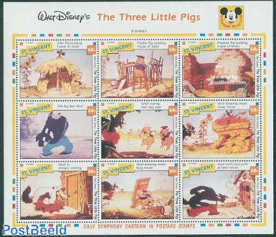 The Tree Little Pigs  stamp collectible - Main Image 2