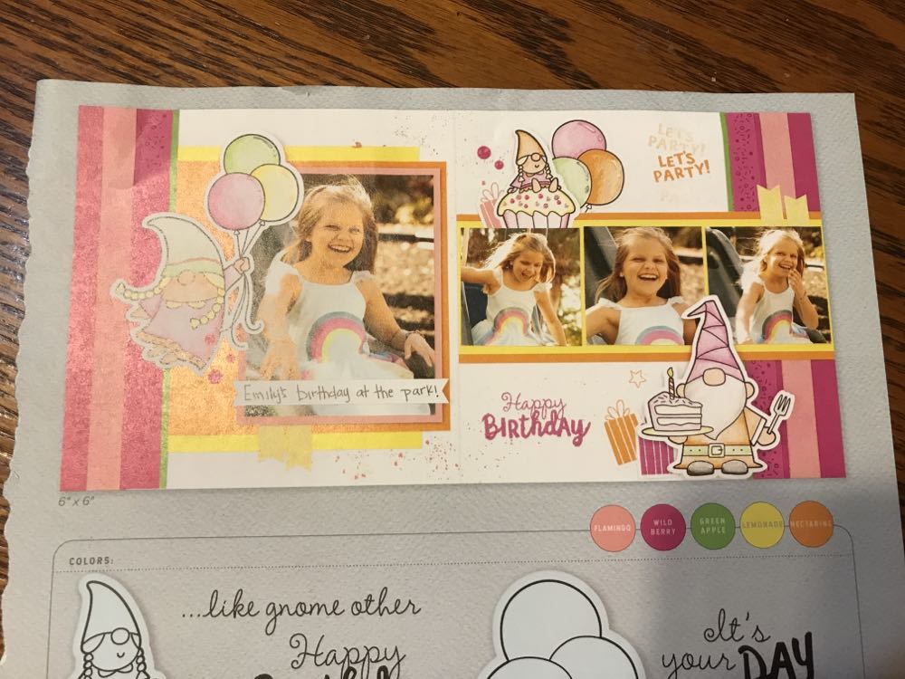 Z3982 Party Gnomes With Thin Cuts  stamp collectible - Main Image 2