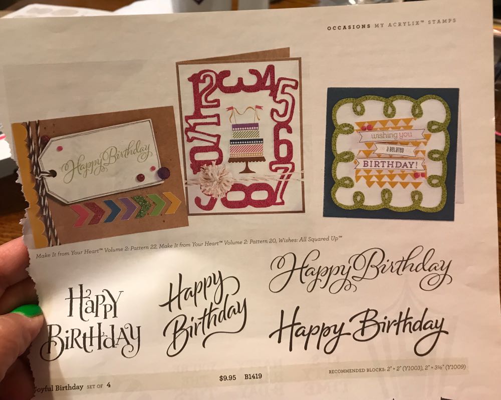 B1419 Joyful Birthday  stamp collectible - Main Image 2