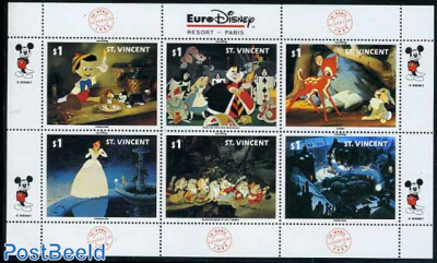 Opening Of Eurodisney  stamp collectible - Main Image 2