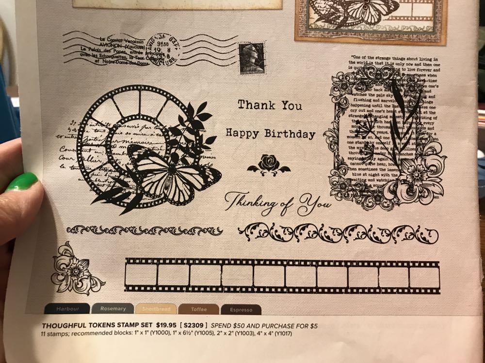 S2309 Thoughtful Tokens  stamp collectible - Main Image 3