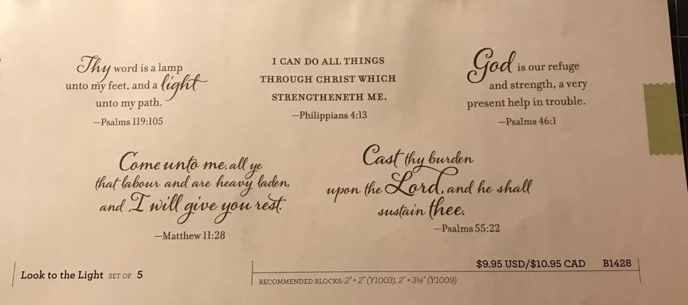 B1428 Look To The Light  stamp collectible - Main Image 2