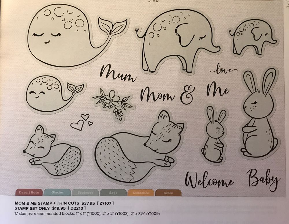 Z7107 Mom And Me With Thin Cuts  stamp collectible - Main Image 2