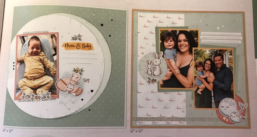 Z7107 Mom And Me With Thin Cuts  stamp collectible - Main Image 3