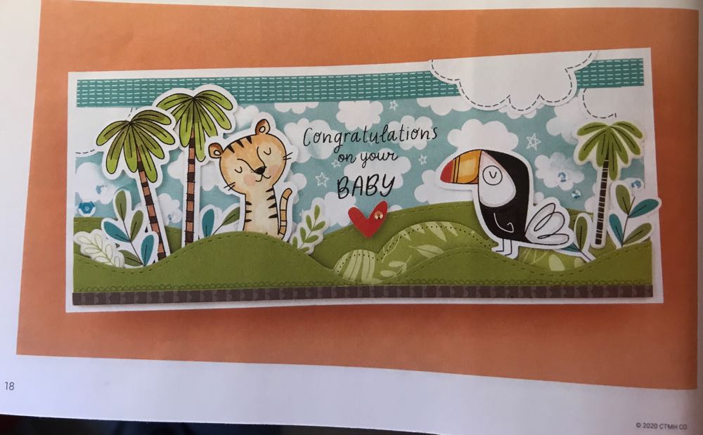 Z3914 Sweet Safari Cardmaking With Thin Cuts  stamp collectible - Main Image 3