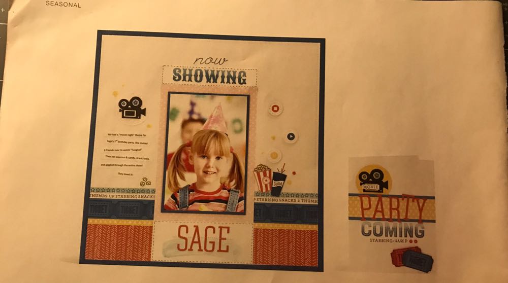 D1788 Movie Night  stamp collectible - Main Image 3