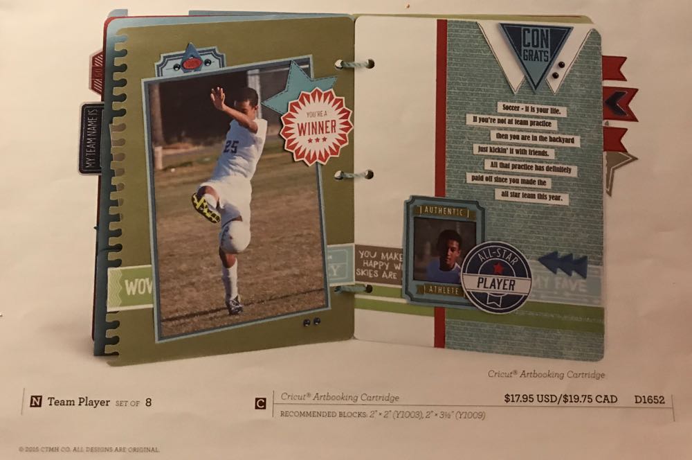 D1652 Team Player  stamp collectible - Main Image 3