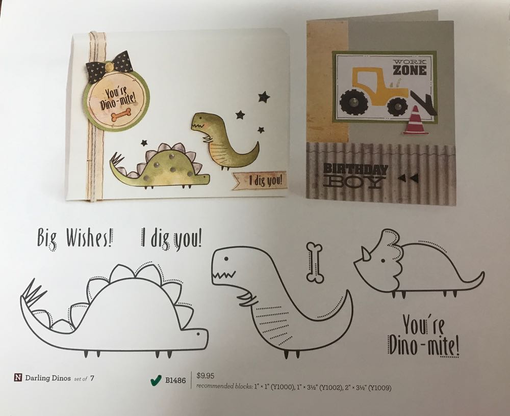 B1486 Darling Dinos  stamp collectible - Main Image 2