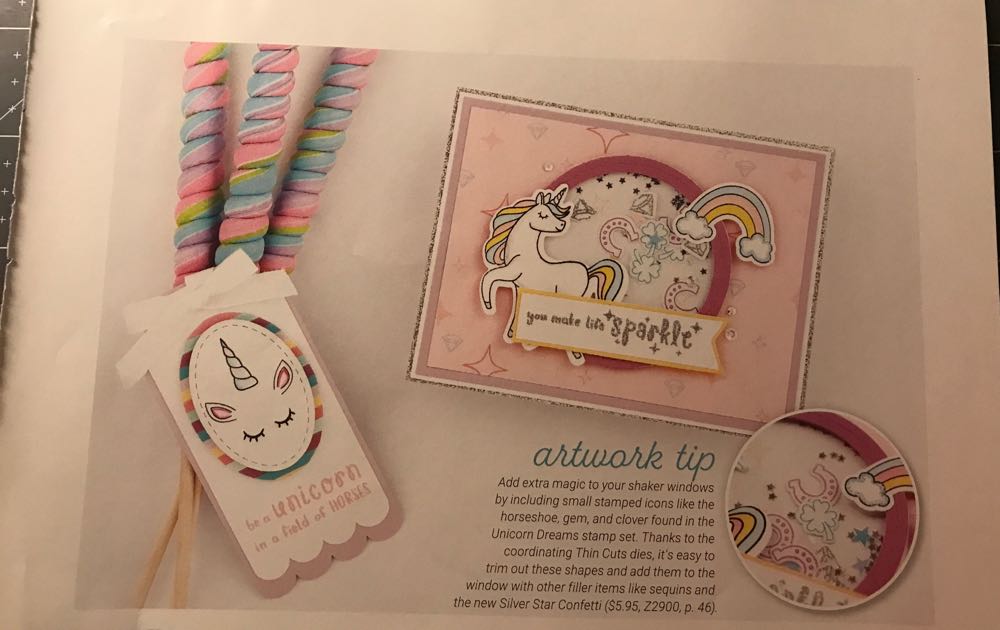 Z3706 Unicorn Dreams With Thin Cuts   stamp collectible - Main Image 3