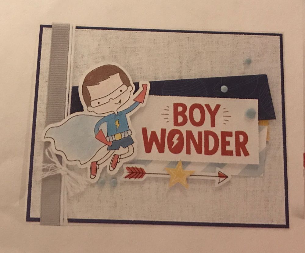 Z4162 Super Boy With Thin Cuts  stamp collectible - Main Image 2