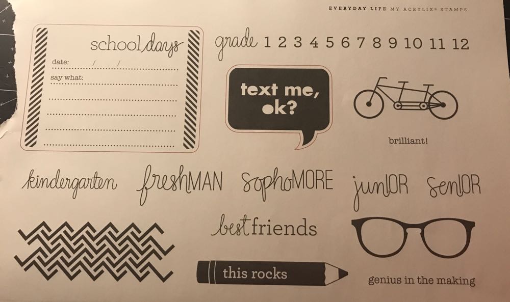 D1556 School Years  stamp collectible - Main Image 2