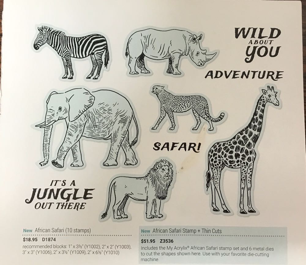 Z3536 African Safari With Thin Cuts  stamp collectible - Main Image 3