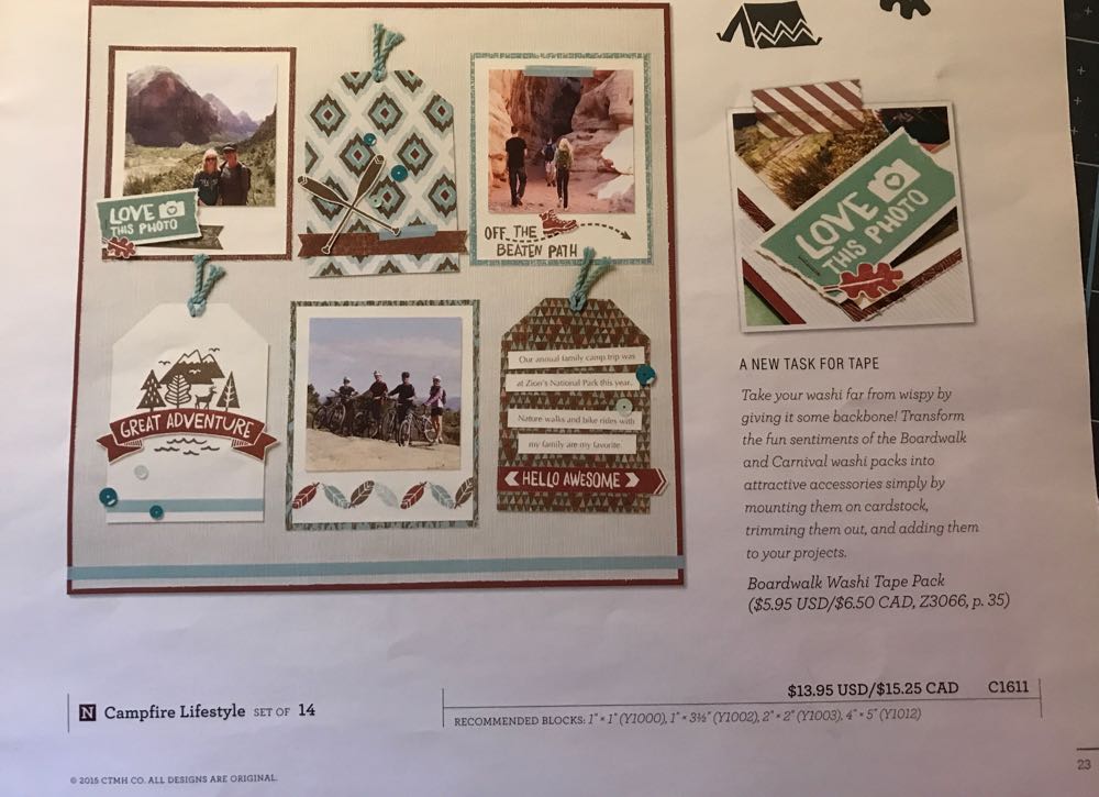 C1611 Campfire Lifestyle  stamp collectible - Main Image 3