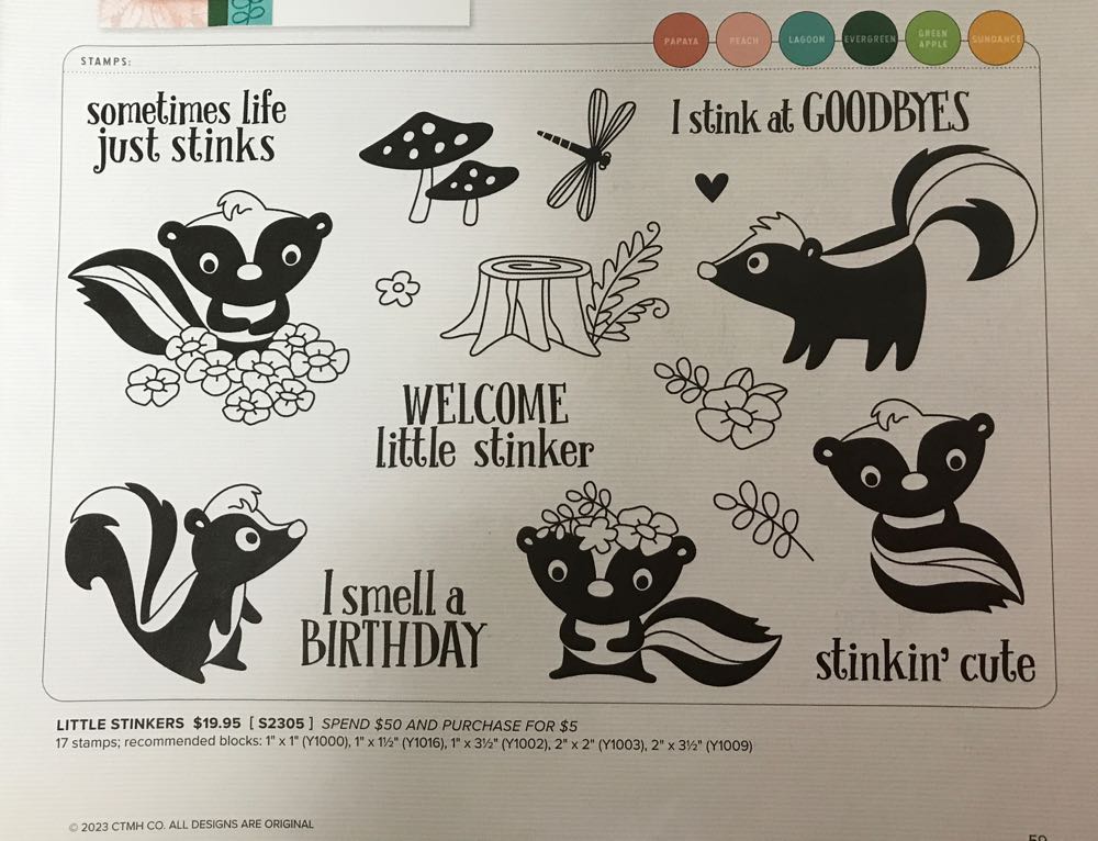 S2305 Little Stinkers  stamp collectible - Main Image 2