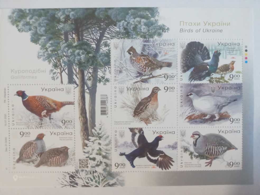 Птахи України  stamp collectible [Barcode 4823027149387] - Main Image 2