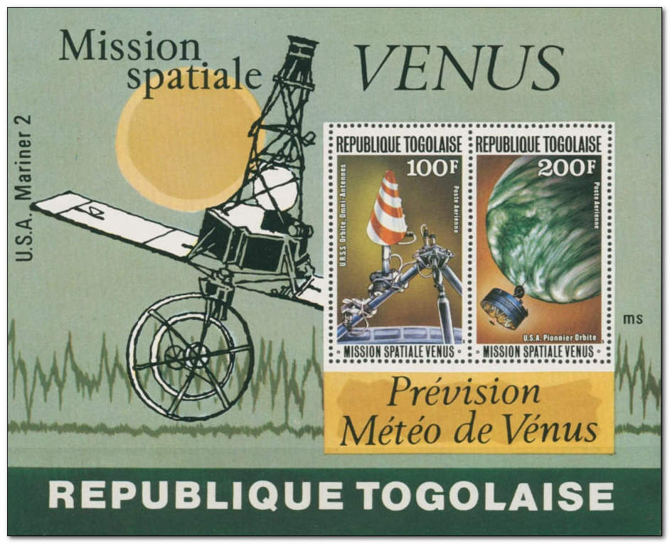 Venus Space Mission  stamp collectible - Main Image 2