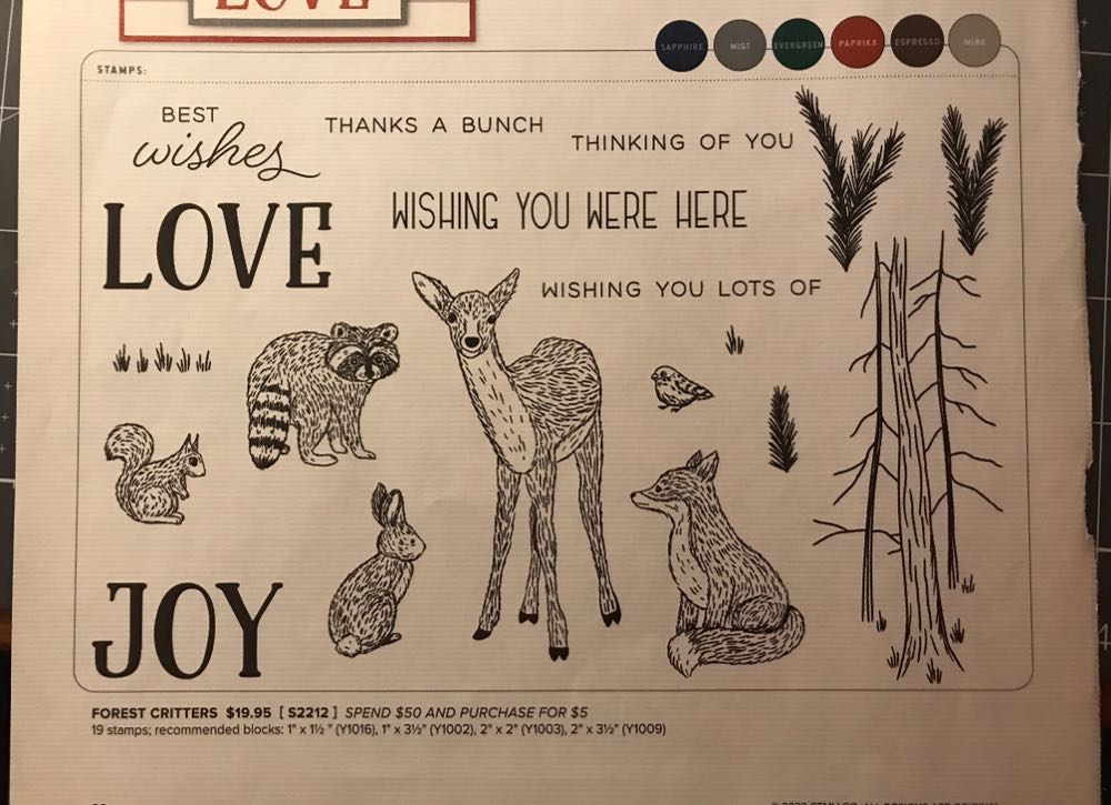 S2212 Forest Critters  stamp collectible - Main Image 2