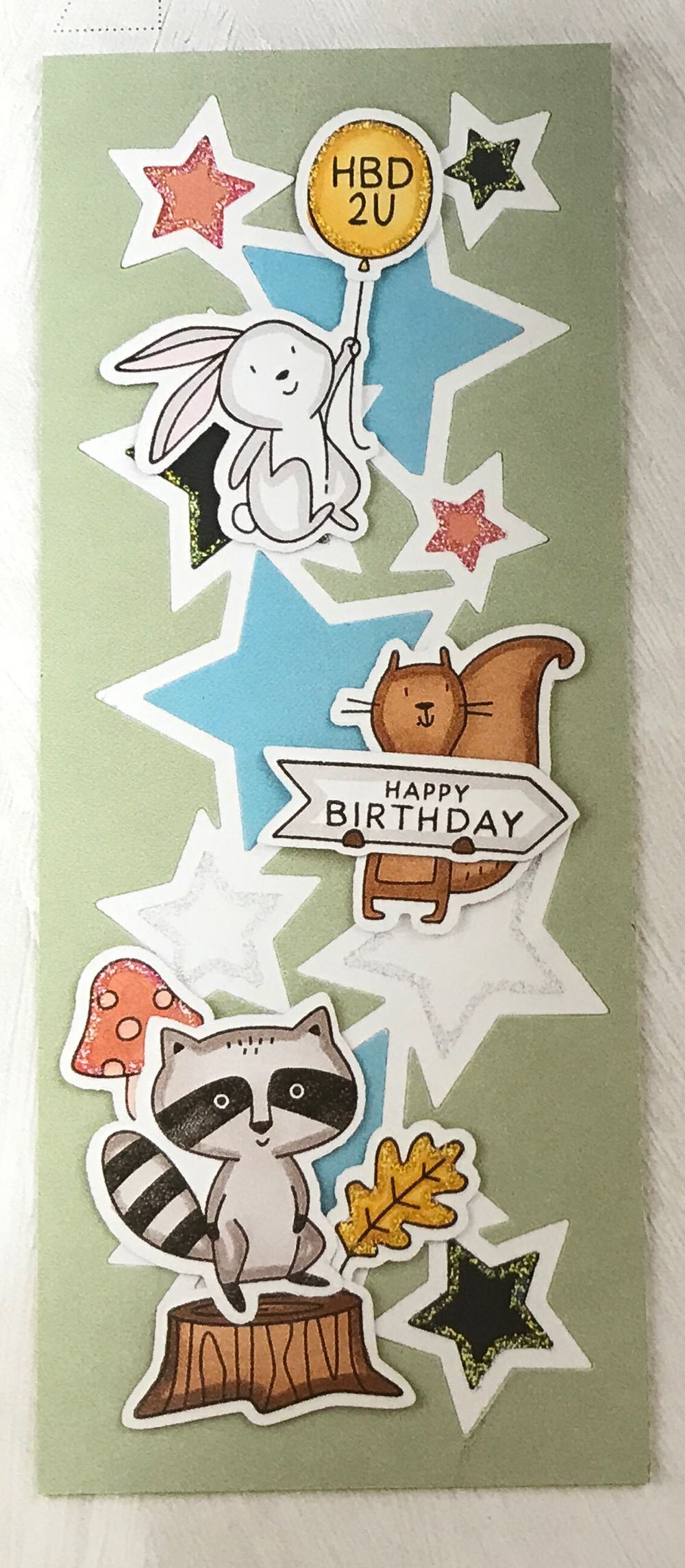 CC9216 Thoughtful Critters With Thin Cuts  stamp collectible - Main Image 3