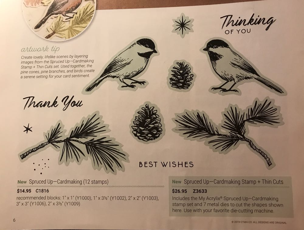 Z3633 Spruced Up Cardmaking  With Thin Cuts  stamp collectible - Main Image 2