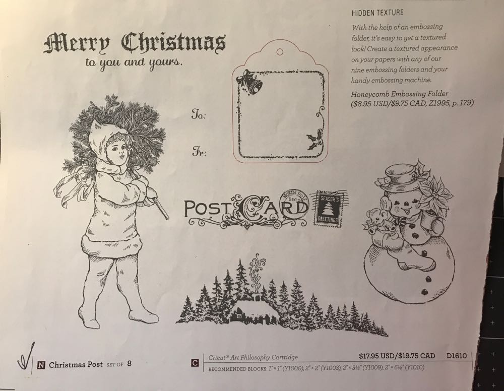 D1610 Christmas Post  stamp collectible - Main Image 2