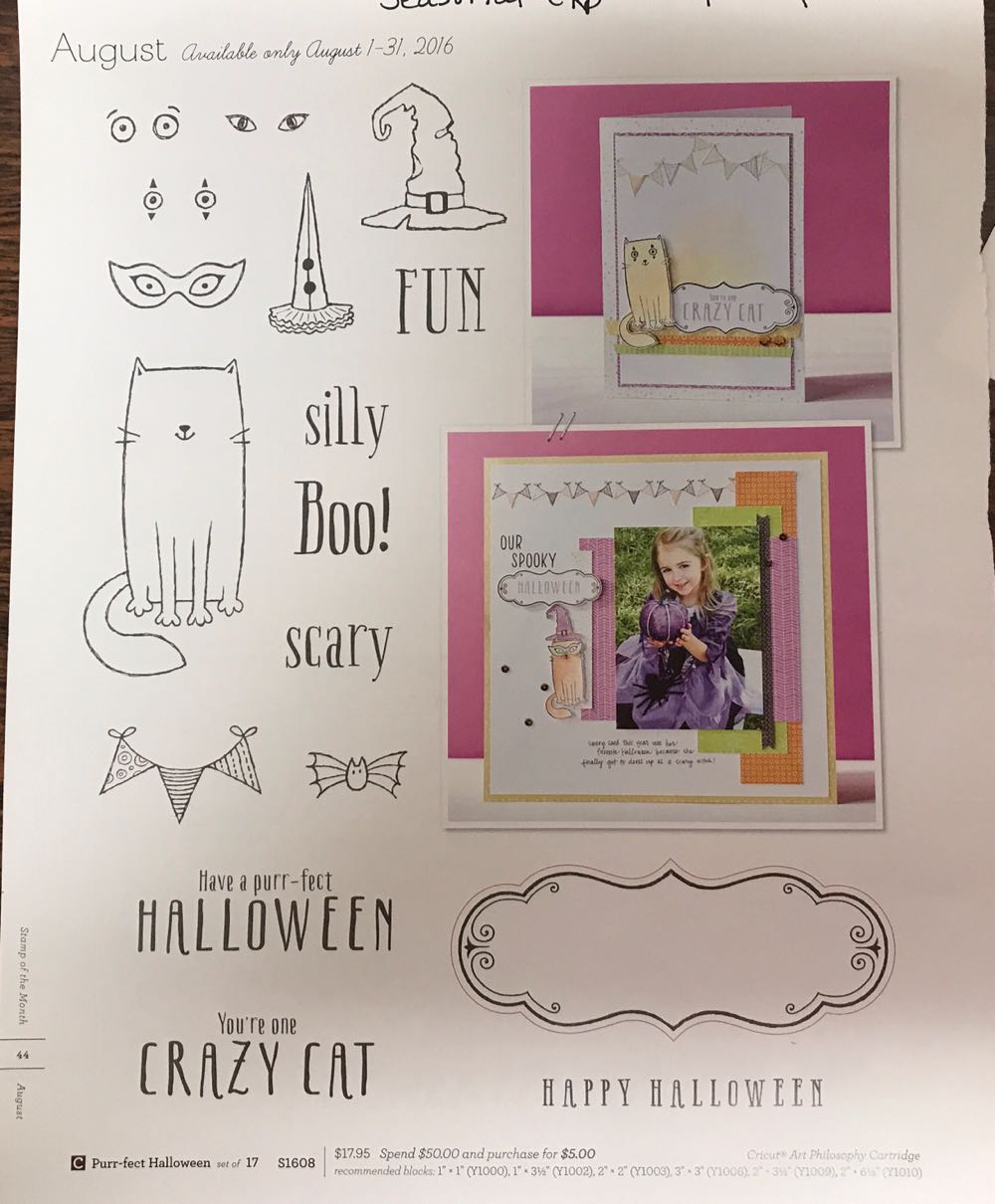 S1608 Purr-fect Halloween  stamp collectible - Main Image 2