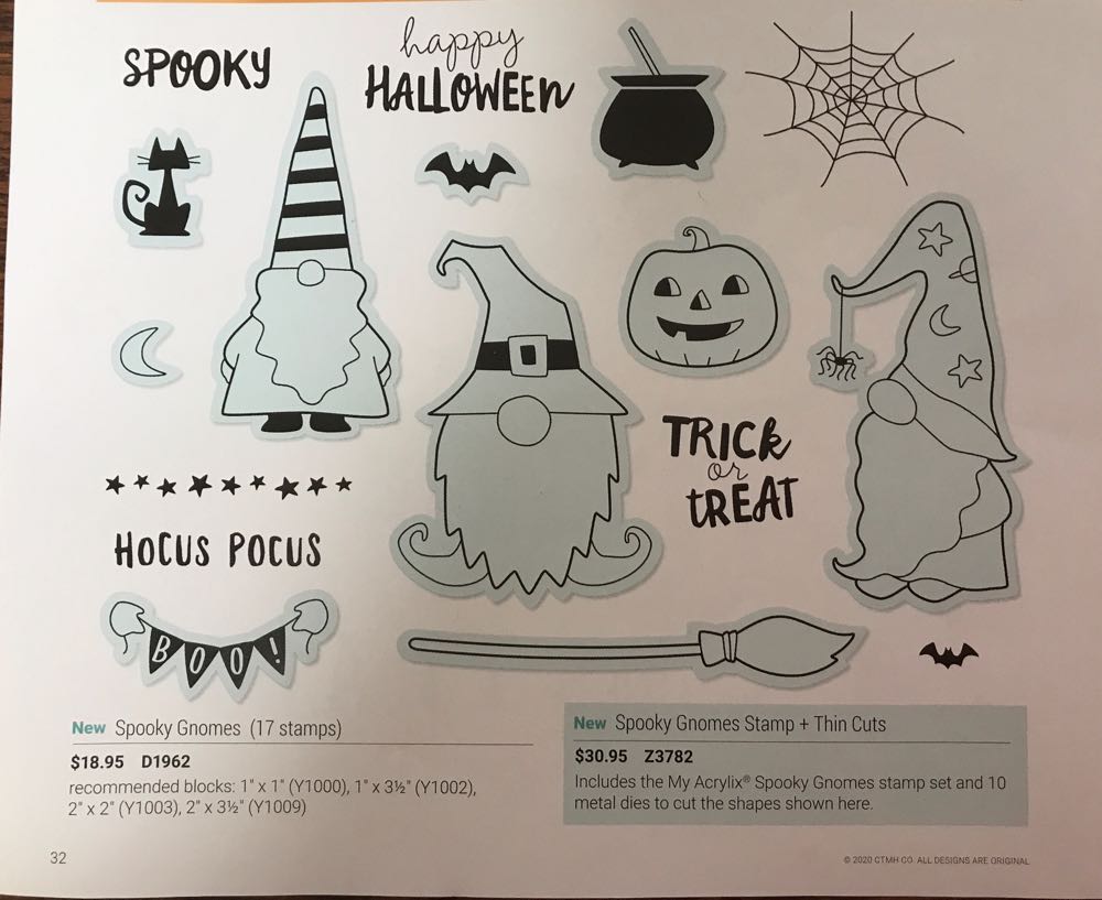 Z3782 Spooky Gnomes With Thin Cuts  stamp collectible - Main Image 2