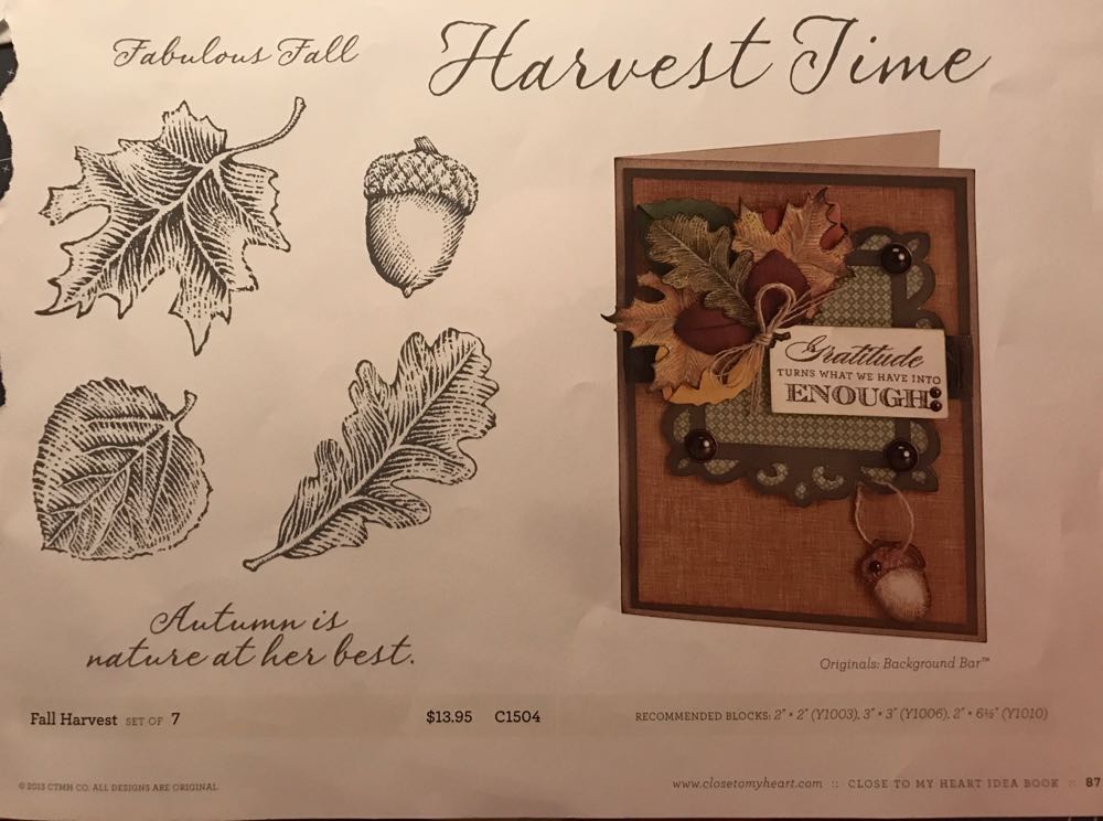 C1504 Fall Harvest  stamp collectible - Main Image 2