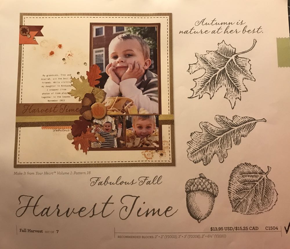 C1504 Fall Harvest  stamp collectible - Main Image 3