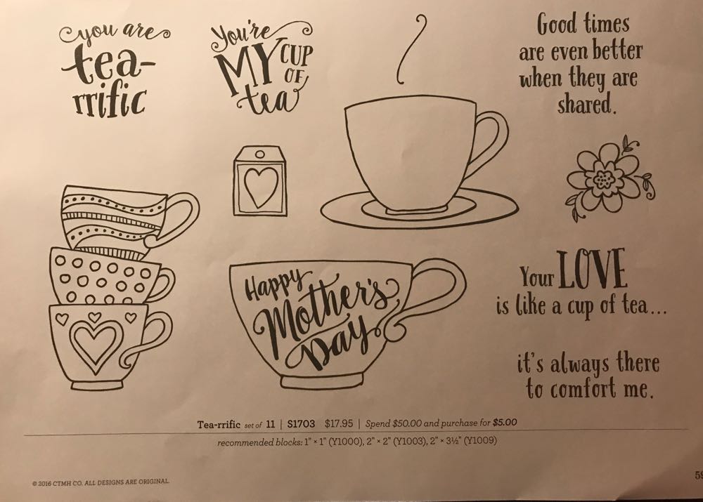 S1703 Tea-rrific  stamp collectible - Main Image 2