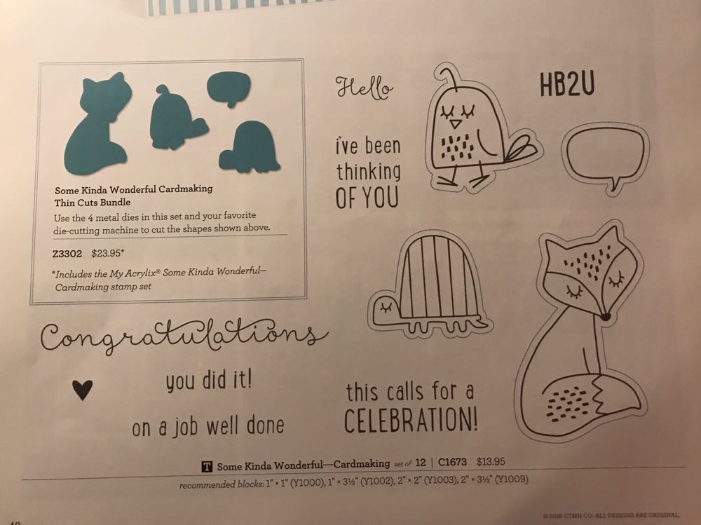 Z3302 Some Kinda Wonderful Card Making With Thin Cuts  stamp collectible - Main Image 2