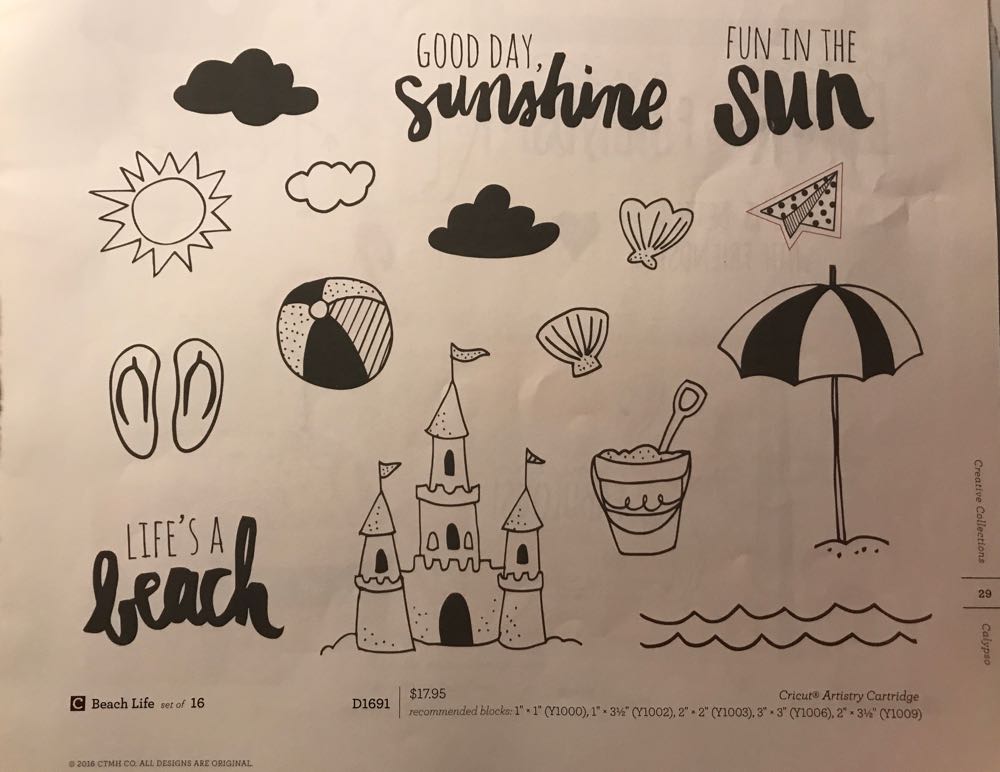 D1691 Beach Life  stamp collectible - Main Image 2