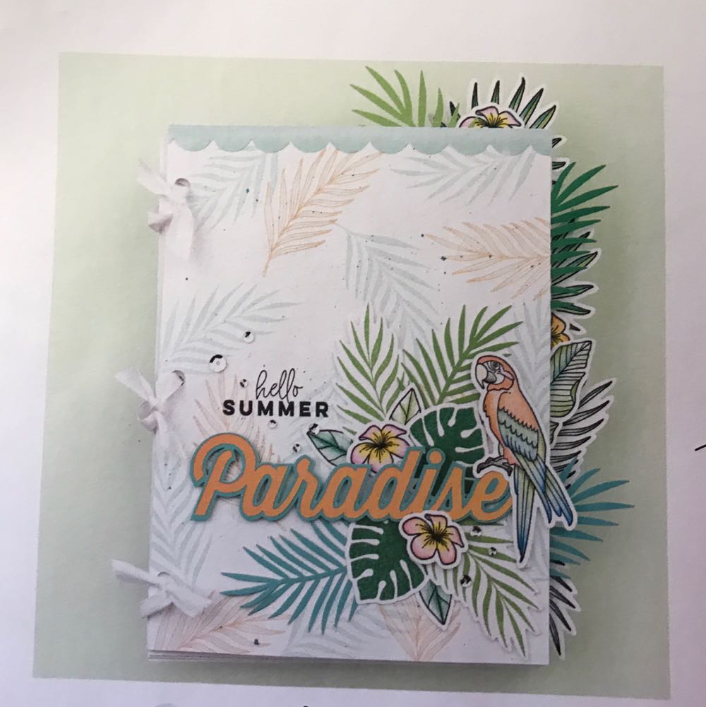 Z3723 Palm Paradise With Thin Cuts  stamp collectible - Main Image 3