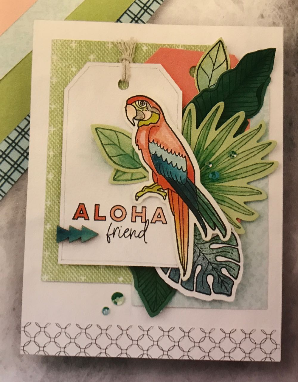 Z3723 Palm Paradise With Thin Cuts  stamp collectible - Main Image 4