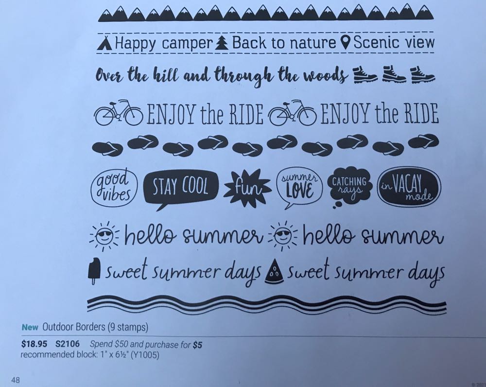 S2106 Outdoor Borders  stamp collectible - Main Image 2