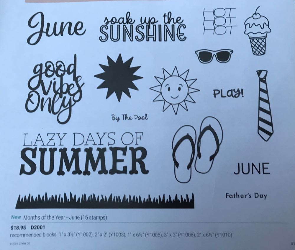 D2001 Months Of The Year - June  stamp collectible - Main Image 2