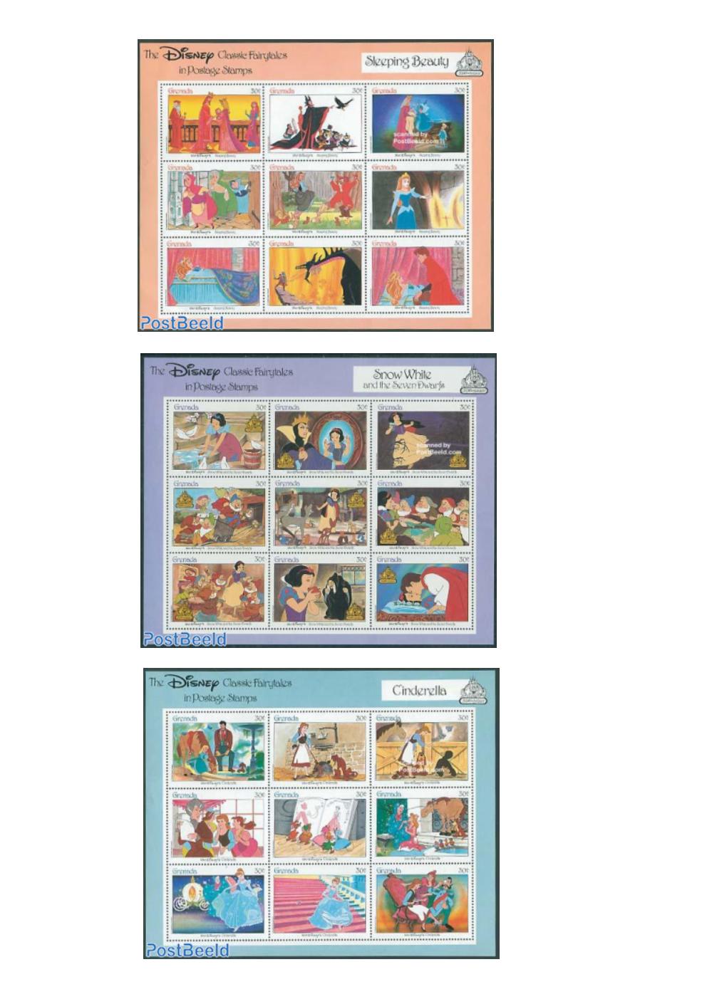 50th First animated film in color  stamp collectible - Main Image 3