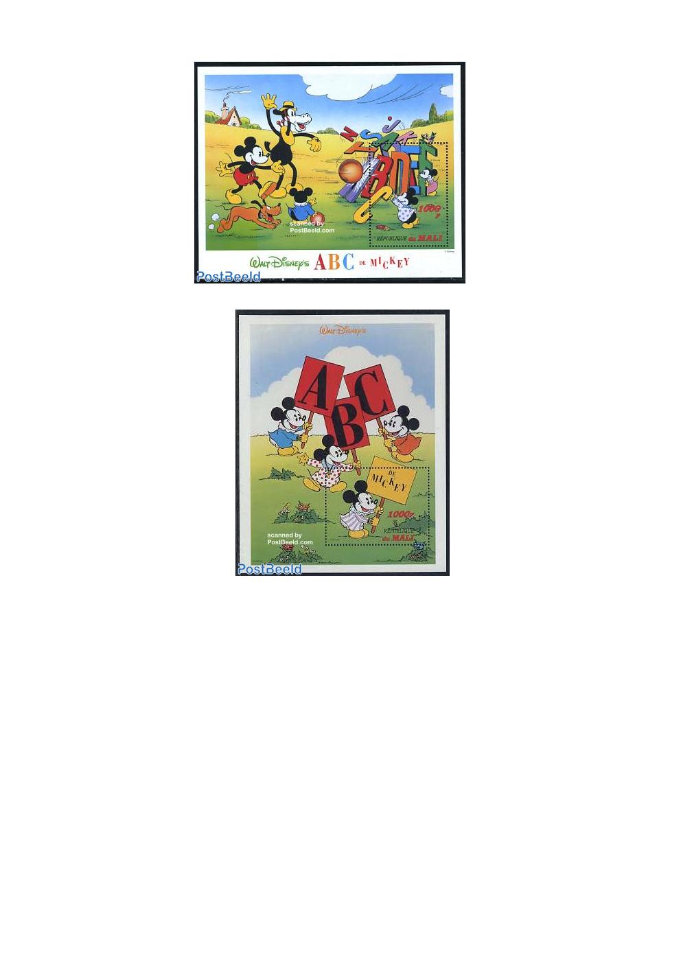 Mickey Mouse ABC  stamp collectible - Main Image 4
