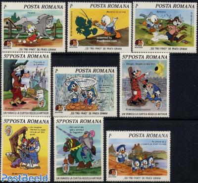 150th Anniversary of the Birth of Mark Twain. Ann. of birth of the Grimm Brothers  stamp collectible - Main Image 2