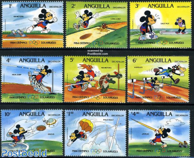 Games of the XXIII Olympiad. Los Angeles 1984  stamp collectible - Main Image 2
