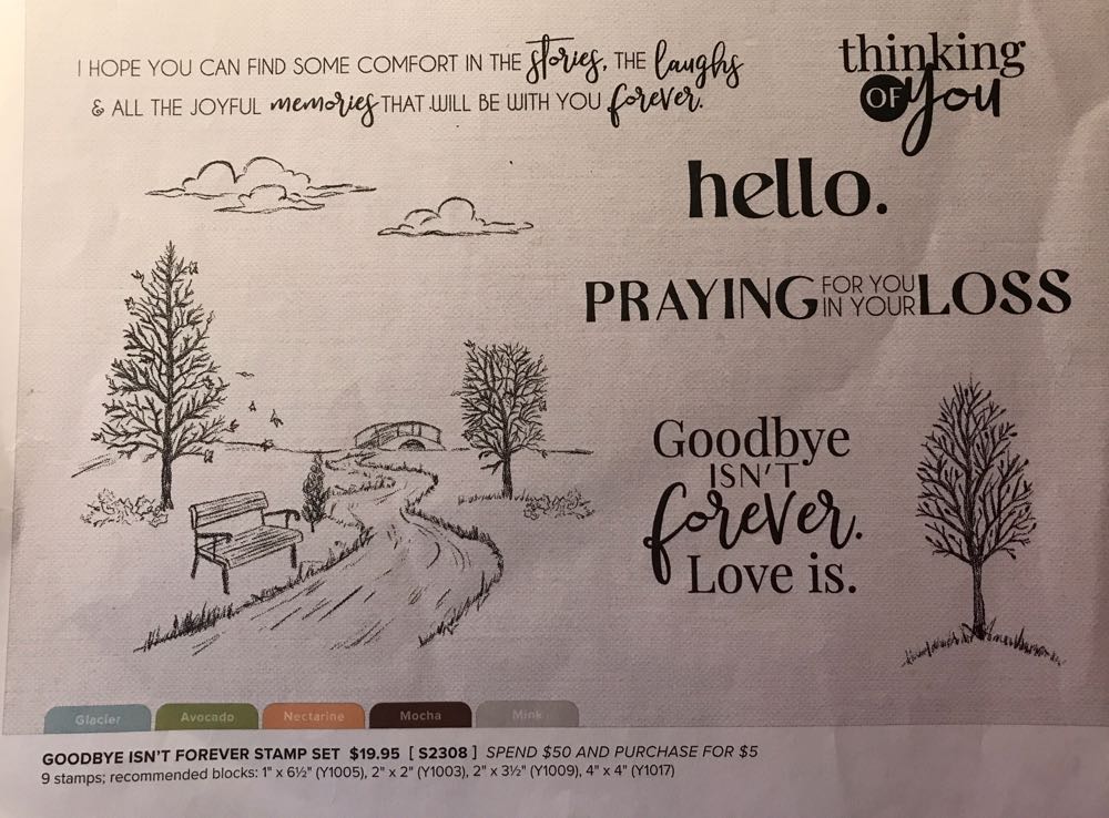 S2308 Goodbye Isn’t Forever  stamp collectible - Main Image 2