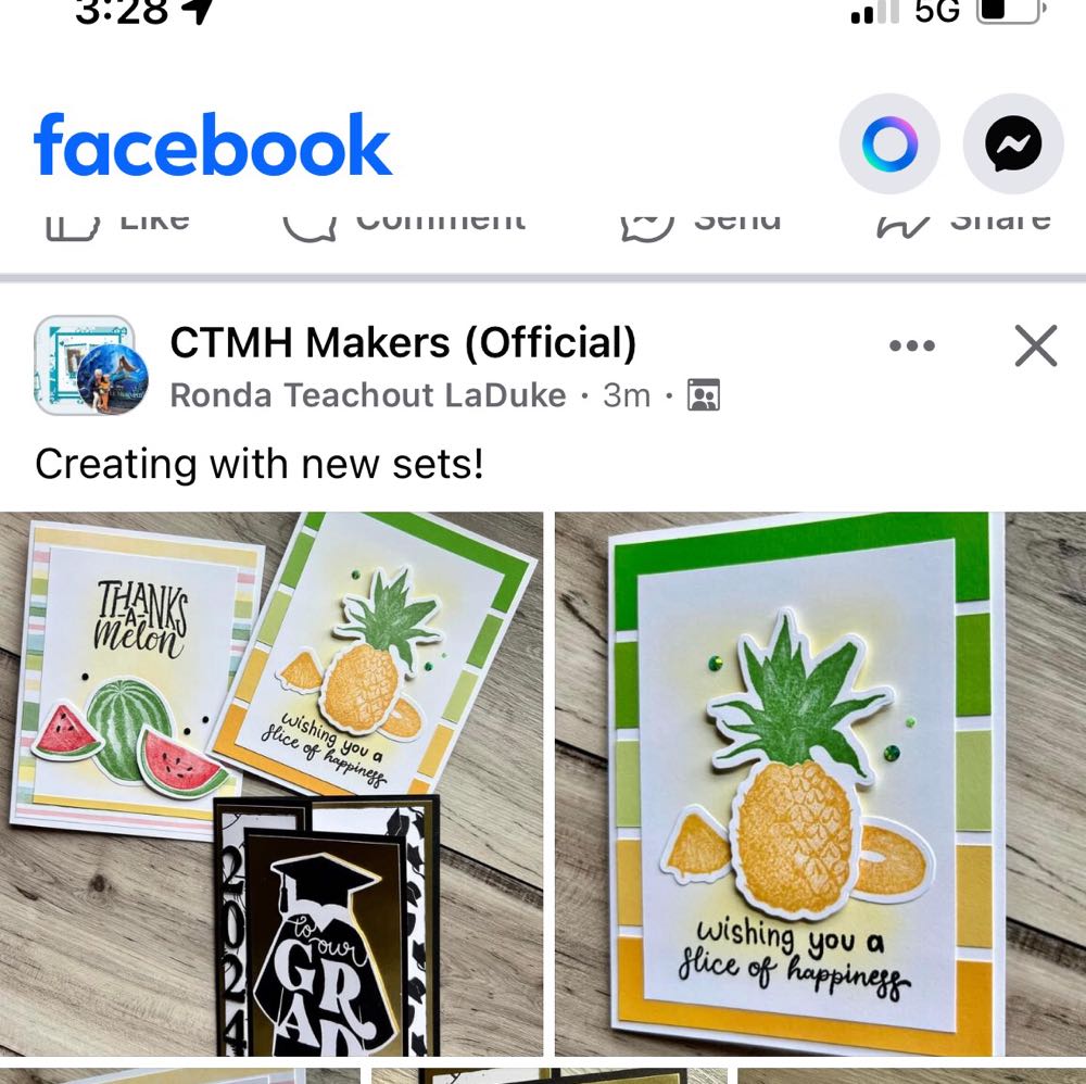 Z7168 Pineapple Sunshine With Thin Cuts  stamp collectible - Main Image 2