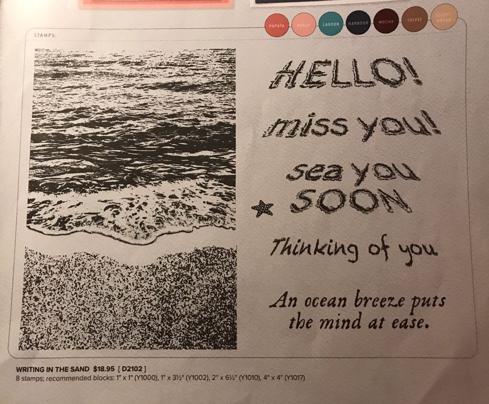 D2102 Writing In The Sand  stamp collectible - Main Image 2