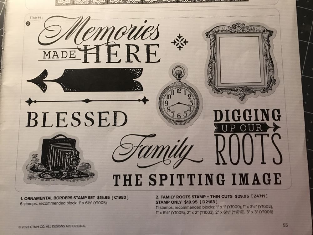 Z4711 Family Roots With Thin Cuts  stamp collectible - Main Image 2