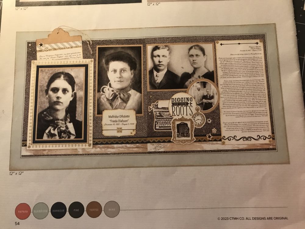 Z4711 Family Roots With Thin Cuts  stamp collectible - Main Image 3