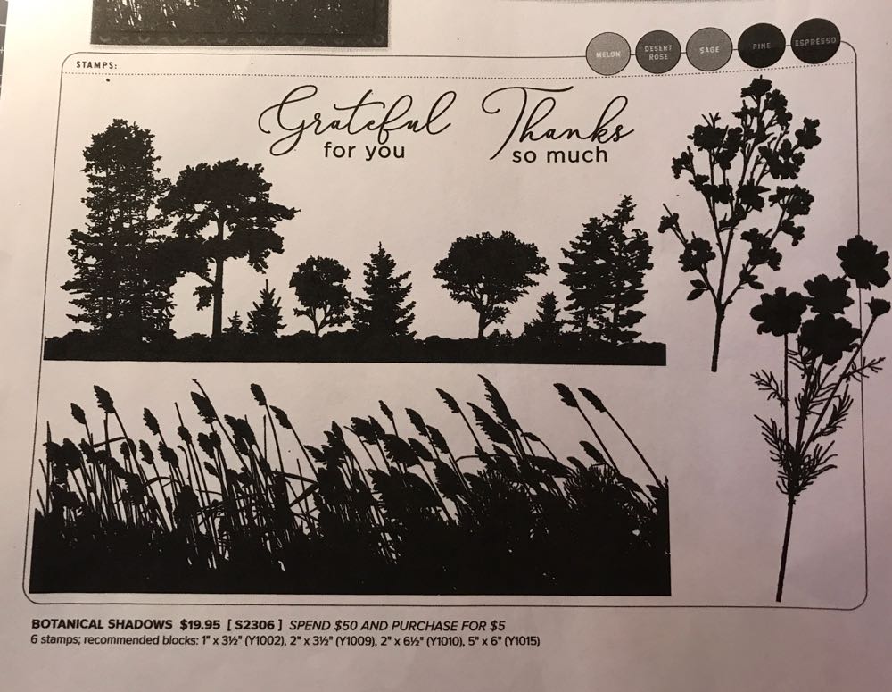 S2306 Botanical Shadows  stamp collectible - Main Image 2