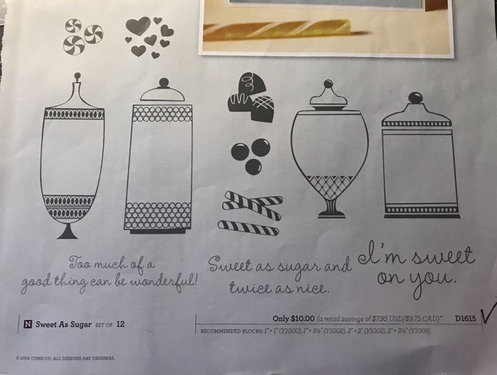 D1615 Sweet As Sugar  stamp collectible - Main Image 2