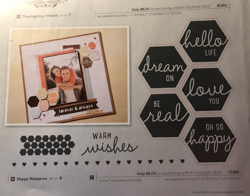 C1596 Happy Hexagons  stamp collectible - Main Image 2