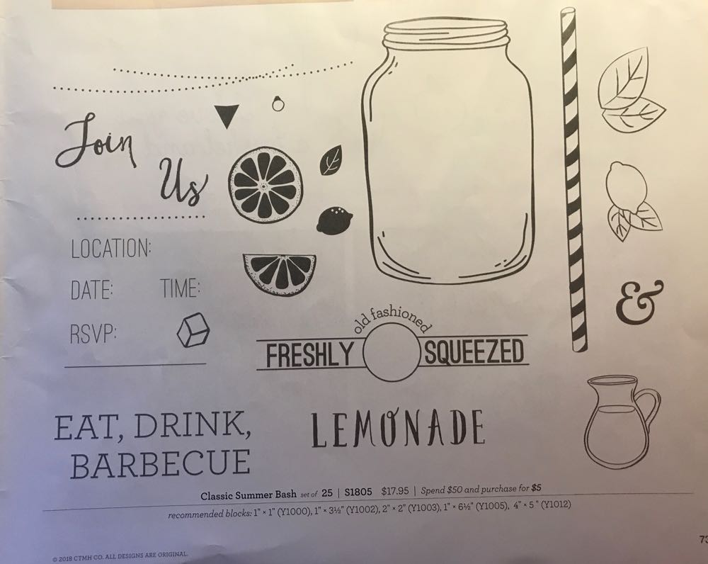 S1805 Classic Summer Bash  stamp collectible - Main Image 2