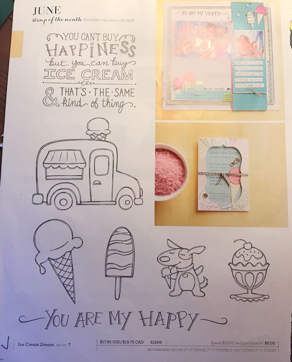 S1506 Ice Cream Dream  stamp collectible - Main Image 2